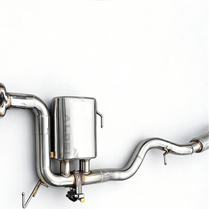 Système d'échappement Catback haute performance Cuski en acier inoxydable SS304 avec soupape électronique pour <span class=keywords><strong>BMW</strong></span> <span class=keywords><strong>325i</strong></span> <span class=keywords><strong>N52</strong></span> E90 <span class=keywords><strong>E92</strong></span> E93 2005-2009, sonorité sportive - Product Image 2