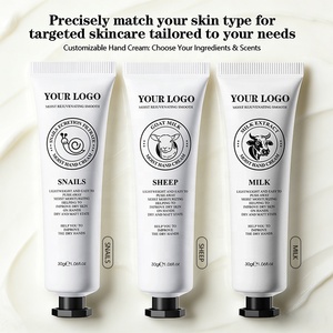 Crema de Manos Hidratante con Colágeno de Leche de Marca Privada para Piel Seca, Crema Extra Hidratante, Tamaño Grande, Logotipo Personalizado, Venta al por Mayor, OEM - Product Image 1