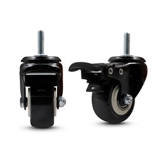 Top Seller Schwarz 1,5 Zoll Schraub stange Universal Brake <span class=keywords><strong>Crib</strong></span> Electrical Special Nylon Möbel gießer für Kleider schrank - Product Image 1