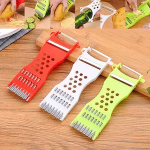 Kitchen Accessories Manual Tools 5 in 1 Multifunction Fruit Peeler Slicers Graters Vegetable Cutter