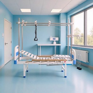 Xin Yuchen Manual Nursing <b>Bed</b> YC-C04 White Stainless Steel <b>Headboard</b> Hospital <b>Bed</b> For Home Care And Outpatient Use - Product Image 1