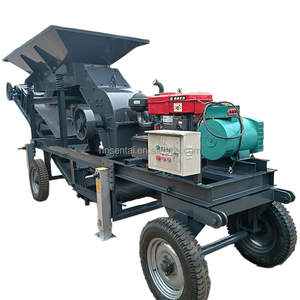 Concasseur de sable et de pierre portable, concassage fin et grossier, traitement du sable et de la pierre, concasseur mobile avec moteur diesel - Product Image 4
