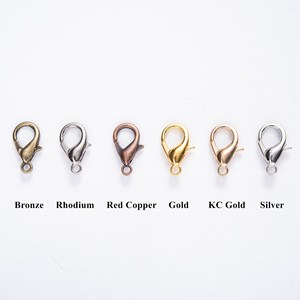 Factory Wholesale <strong>Jewelry</strong> Zinc <strong>Alloy</strong> Gold Necklace Bracelet <strong>Lobster</strong> Clasp for <strong>Jewelry</strong> Making - Product Image 3