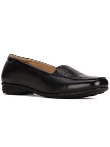 Mocasines de Cuero Perforado para Mujer, Zapatos Planos, Calzado Casual Cómodo para Caminar - Product Image 1