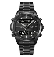 Jam Tangan Digital Outdoor SKMEI Mewah untuk Pria, Tahan Air, Fitur Dual Time, Stop Watch, dan Alarm, Grosir Cina, Posisi Dial