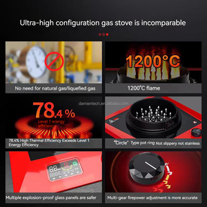 Elektrischer Kaminofen Elektrisches Feuer 2500W Wasserdichter elektrischer Flammen herd Typ Elektrische Heizung Feuer Hoch leistungs wohnung - Product Image 2