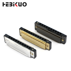 <span class=keywords><strong>Harmonica</strong></span> professionnel à 10 trous, plaque de base en acier inoxydable, en résine ABS multicolore avec boîtier en plastique noir - Product Image 6