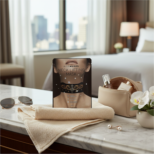 KISSMuses แผ่นมาส์กหน้าสำหรับผู้หญิง, แผ่นมาสก์คอผ้าฝ้ายเพิ่มความชุ่มชื้นและลดริ้วรอยสร้างแรงบันดาลใจให้อารมณ์กิเลสตัณหา - Product Image 3