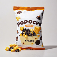 Sac d'Emballage Personnalisé à Soufflet en Aluminium Imprimé du Logo pour Snacks, Chips, Chocolat, Popcorn, Noix, Barres Énergétiques