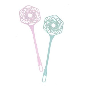 Fluffing Quilt Beater For Down Jackets Plastic Dust Removal Tool Household Use Pink And Green - Product Image 5