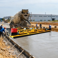Facultatif 2-12m Grand finisseur de ciment de moteur diesel électrique de finisseur de béton d'asphalte