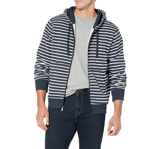 Sudadera con capucha de forro polar grueso con cremallera completa y estampado personalizado, de la mejor calidad, ecológica, de secado rápido, para hombre, en venta. - Product Image 3