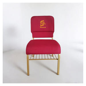 Kursi Gereja Bekas Sistem Interlocking dengan Rak Buku, Furnitur Teater, Bantalan Dudukan Cetakan Kepadatan Tinggi, Dijual Murah - Product Image 6