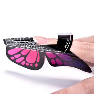 100 Guides d'Extension d'Ongles Papillon en Papier avec Marqueurs de Taille pour Manucure Acrylique et Gel en Salon - Product Image 6