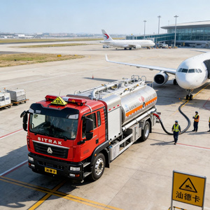 Camion de ravitaillement aérien pour aéroport international A1, alimentation en carburant, exportation, distribution de carburant en vrac personnalisable, Sinotruk HOWO - Product Image 2