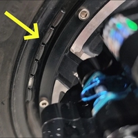 Autocollants noirs et gris 5G pour équilibrage de roues de moto et voiture, surface galvanisée