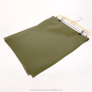 Bolsa de tela laminada con TPU ecológico, impermeable, transpirable, de 120 GSM, color verde memoria, <span class=keywords><strong>para</strong></span> carteras, bolsos, cosméticos, pañales <span class=keywords><strong>para</strong></span> coche. - Product Image 6