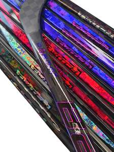 Bâton de hockey sur glace en carbone personnalisé, super léger, en fibre de carbone, 375g/395g/420g/450g, 100% carbone - Product Image 5