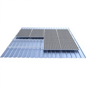 Système de montage solaire pour toit en tôle, construction en aluminium résistant à la corrosion, construction personnalisable - Product Image 1