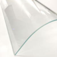 Verre trempé transparent 3mm 5mm 7mm 9mm Hot Bend Fournisseur pour aquariums, tables, murs rideaux architecturaux, etc.