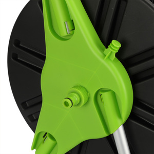 VERTAK Carrello Avvolgitubo da <span class=keywords><strong>Giardino</strong></span> Portatile in Plastica e Alluminio, Supporto Avvolgitubo su Ruote Autoportante per il Marketing - Product Image 4