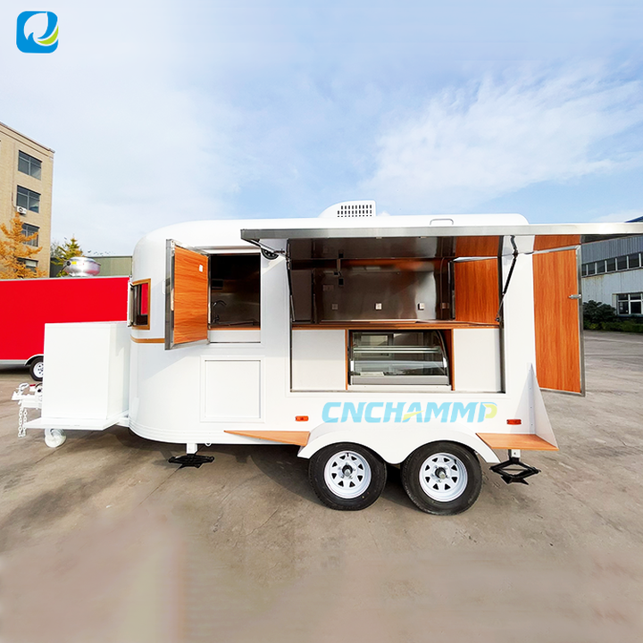 Chammp Catering Food Truck Fully Equipped Trailers Mobile Kitchen Pizza ...