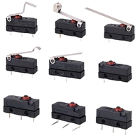 Micro-interrupteurs à fin de course en plastique M12 HM HM-MS 0.1A/3A/5A/1A 30VDC 125V/250VAC IP40/IP65 étanches SPDT miniatures industriels