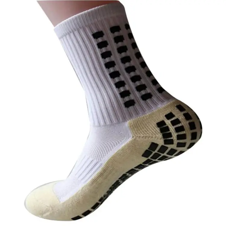 Yeni spor Anti kayma futbol çorapları pamuklu futbol kavrama çorap