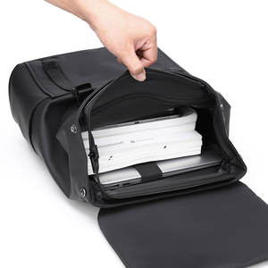 Custom Casual Usb Business <b>Backpack</b> <b>Waterproof</b> Fabric Large Capacity Multi-layer Geometric Pattern - Product Image 5