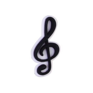 Breloques de chaussures en PVC personnalisées avec logo et couleur sur mesure, design musical, accessoires en <span class=keywords><strong>plastique</strong></span> pour sabots, décoration supérieure souple – Vente en gros 2024 - Product Image 3