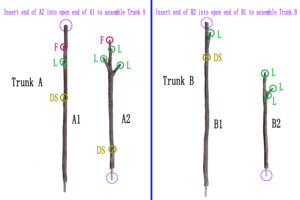 <span class=keywords><strong>Nuage</strong></span> de fleurs de cerisier blanc comme décor romantique de luxe de lumière d'<span class=keywords><strong>arbre</strong></span> artificiel pour le salon de mariage - Product Image 4