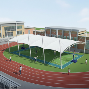 أفضل سعر لهياكل الأغشية المطاطية المقاومة للماء من مواد PVDF و PTFE و TFE لأسطح الملاعب الرياضية الخارجية وخيام كرة القدم والتنس - Product Image 1