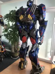 Dev giyilebilir Robot maskot kostüm 2.7M boyunda gerçekçi Robot yetişkinler için kostüm İş etkinliği için