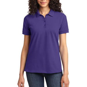 Polo léger en coton pour femme Summer Breeze, coupe décontractée, disponible en grandes tailles, indispensable pour les journées chaudes - Product Image 3