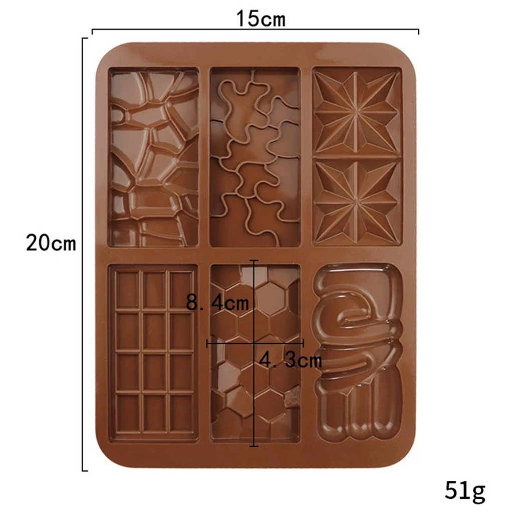 6-link Different Chocolate Mould