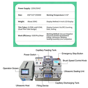 Remplisseur automatique de pailles de semence congelée haute performance – Instrument vétérinaire polyvalent pour l'<span class=keywords><strong>insémination</strong></span> <span class=keywords><strong>artificielle</strong></span> du bétail - Product Image 2