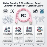 Pabrik LUNG KAY Grosir Kabel Silikon Tipe C 3A 2.0 USB a ke c Kabel Data 5v2.4a Kabel Pengisian Cepat USB untuk Ponsel