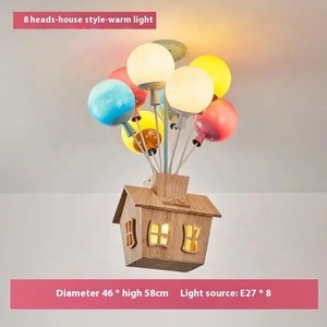 <span class=keywords><strong>Lampadario</strong></span> a Palloncini Cartoon per Bambini, Facile Installazione a Soffitto per Cameretta di Bambini e Bambine, Asilo o Soggiorno - Product Image 3