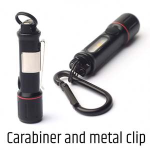 Best Price Powerful Small USBC <b>Rechargeable</b> Keychain Flashlight Magnetic Base Emergency - Product Image 6