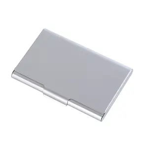 Custom Logo Metal Aluminum Bank Credit Card Holder Stainless Steel Business Name Box