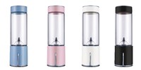 Mixeur-Presse-Agrumes Portable Sans Fil USB Mini Électrique Rechargeable en Acier Inoxydable pour Smoothies et Voyages
