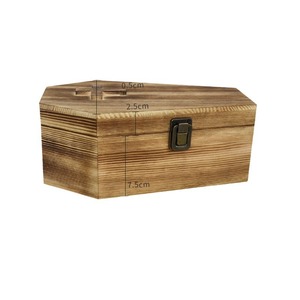 Caja de madera para cenizas de mascotas, rectangular, duradera, ataúd conmemorativo para perros y gatos - Product Image 5