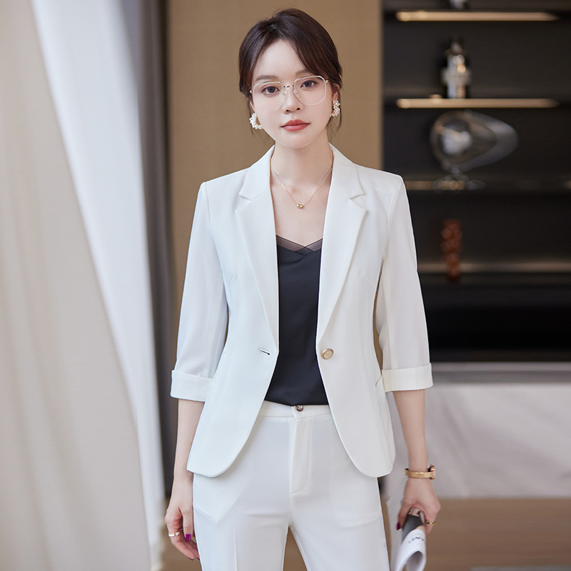 Women's Suit Women's 2-Piece Blazer And Skirt Suit Set - Business Office Professional Outfit With Slim Fit Blazer Skirt Set