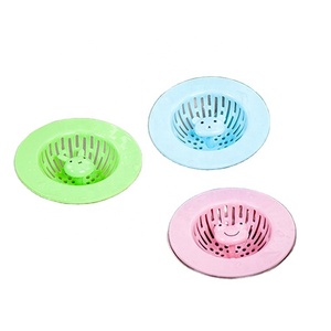 Couvre-drain en plastique pour évier, bouchon rond en caoutchouc pour siphon, <span class=keywords><strong>filtre</strong></span> anti-cheveux pour évier, <span class=keywords><strong>grille</strong></span> de filtration pour évier de cuisine - Product Image 1