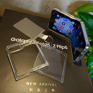 Trong suốt PC vòng điện thoại trường hợp đối với Samsung cho Galaxy Z lật <span class=keywords><strong>5</strong></span> flip6 bảo vệ flippc điện thoại quyến rũ - Product Image 3
