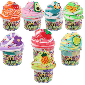 Kit de slime coloré et scintillant 12 pièces pour les 8-14 ans, unisexe, vente en gros, slime coloré et moelleux - Product Image 3