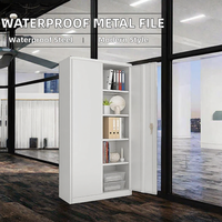 Armoire de classement métallique à 2 portes, extensible, étanche, avec serrure, pour bureau et usage commercial
