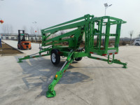 Plateforme élévatrice hydraulique de type remorquable de 10 à 24 m pour travaux industriels