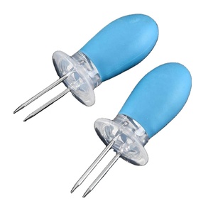 Soportes para Maíz de Acero Inoxidable - Tenedores para Maíz para Barbacoa, Utensilios de Cocina Creativos para Asar y Comer - Product Image 4