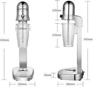 Macchina elettrica per il latte Shaker produttore di Milkshake a 2 velocità macchina per frullare proteine 18,000 RPM capacità 650ML 180W - Product Image 4